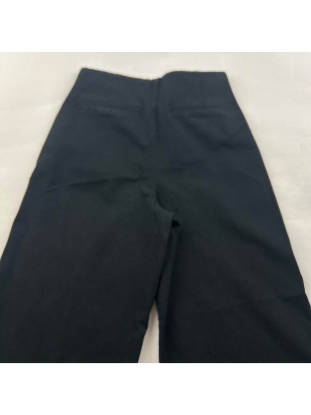 Old Navy Black Stretch Canvas High Rise Wide Leg Pixie Pant S - Picture 7 of 7